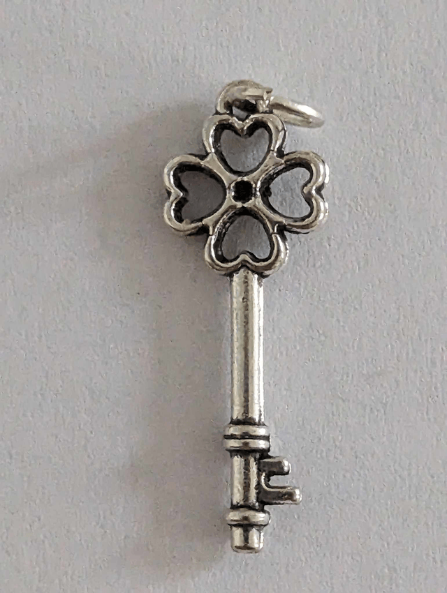 Pendentif Clef argent