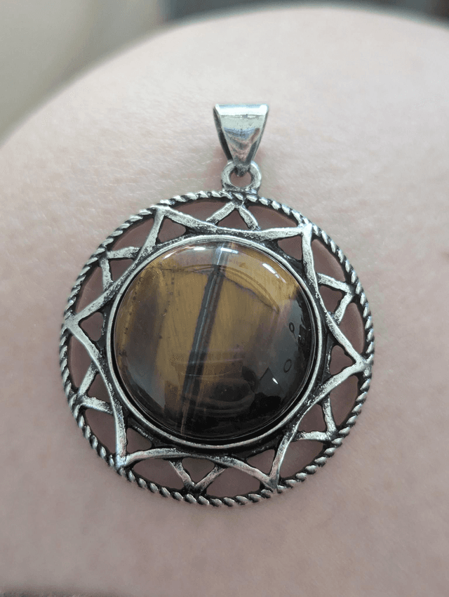 Pendentif Oeil de Tigre