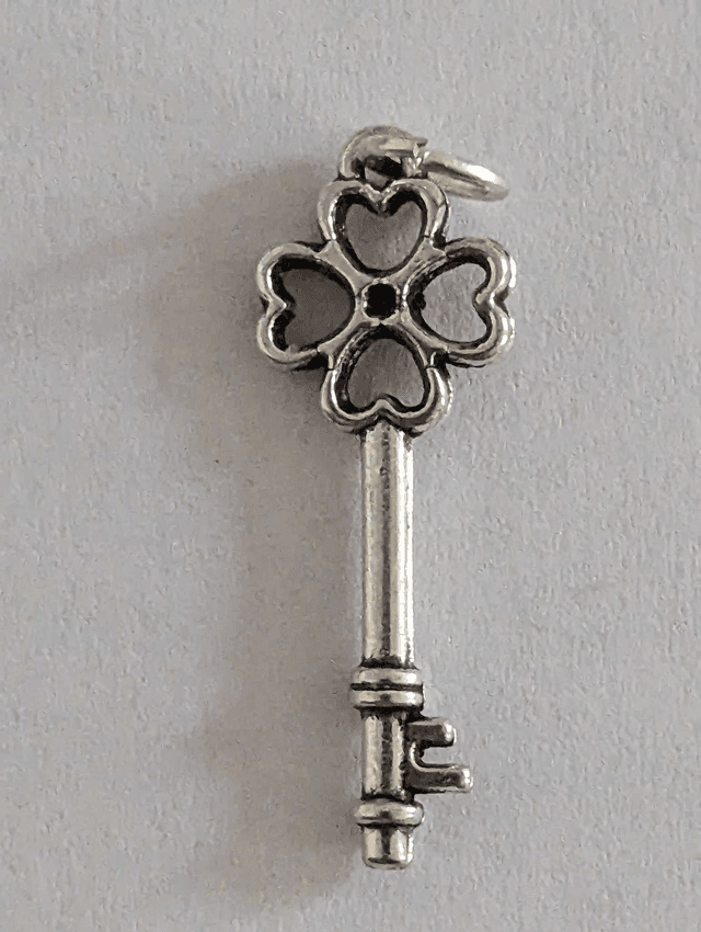 Pendentif Clef argent